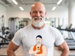 Muscle Daddy Taking a Selfie at the Gym