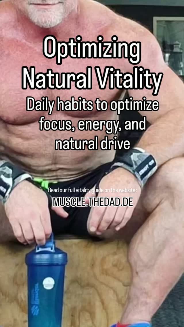 Maintaining daily energy, focus, and drive naturally plays a massive role in your training performance and recovery. Explore daily habits and nutritional tweaks that support vitality.
Read our full vitality guide on the website:
🔗 Link in Bio 

#maturemuscle #bodybuilding #vitality #menshealth #muscledaddies